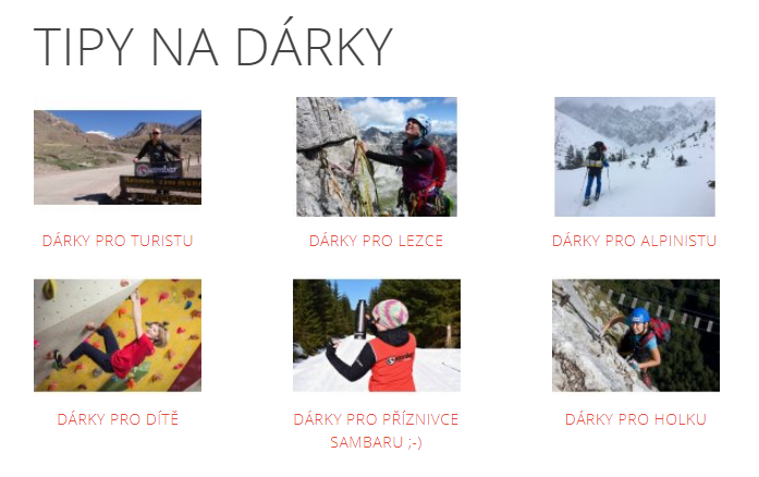 tipy na dárky